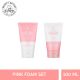 SCENTIO PINK COLLAGEN RADIANT & FIRM OIL CONTROL FACIAL FOAM SCRUB & FACIAL FOAM